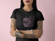 Skull T-shirt - Sakura